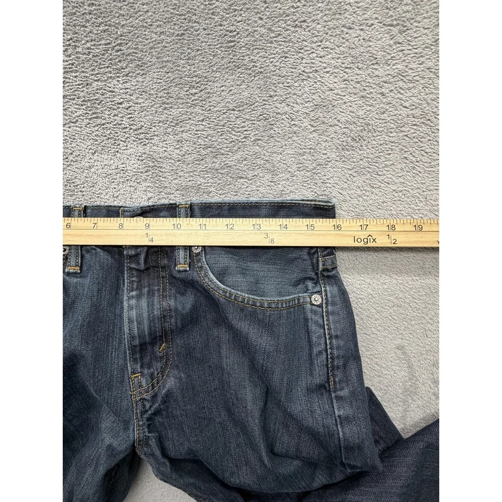 Levis 514 Jeans Mens Measured 32x27 Blue Straight Regular Denim Button‎ Fly
